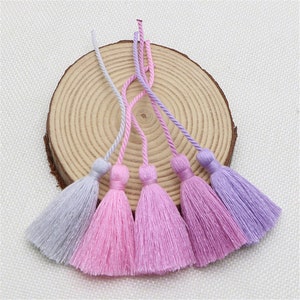 10pcs 40mm Cotton Thread Tassel,Cotton Thread Tassel Accessories,Tassels For Bag/Curtain,Tassel Pendant QC013