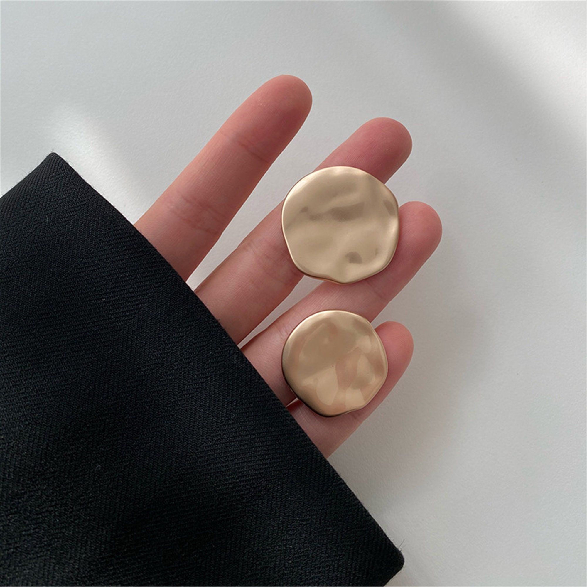 Rose Gold Snap Buttons,press Stud,10mm Snaps Popper,round Shaped Snap  Fastener,leather Craft Closure,plain Metal Snap Buttons for Clothes 
