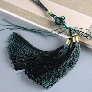 1 pezzo 11 colori tra cui scegliere, 130 mm nodo cinese nappa lunga, artigianato nappa, ciondolo nappa, accessori nappa, YD117