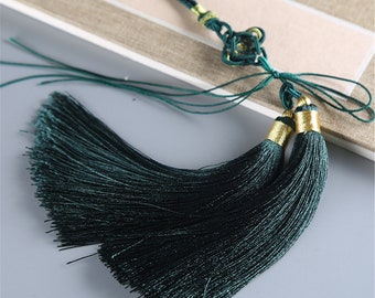 1 Piece 11 Color to Choose,130mm Chinese Knot Long Tassel ,Tassel Craft,Tassel Pendant  ,Tassel Accessories,YD117