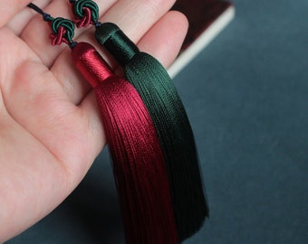 66 Color to Choose,5pcs 100mm Chinese Knot Silk Tassel,Tassel Craft,Silk Tassel Pendant  ,High Quality Extra Thick SZ001