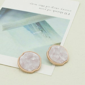 Metal Buttons Flat Plain Plane Gold Shank ,for Shirts Coats Sweaters DIY Crafts YS081