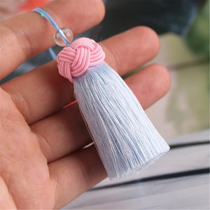 46 Color to Choose,2pcs 50mm Pineapple Knot Silk Tassel,Tassel Craft,Silk Tassel Pendant  ,Fat Thick Tassel YD098