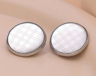 2/6/10pcs 20mm Metal Buttons Flat Plain Plane,for Shirts Coats Sweaters DIY Crafts,High Quality YO195