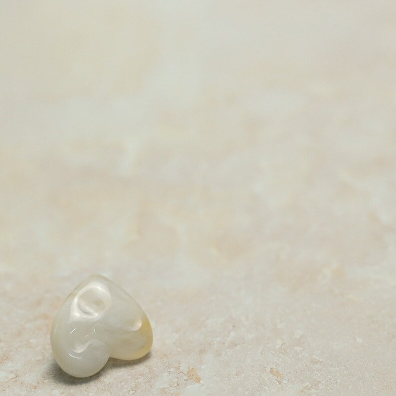 2/6/10/20pcs Resin Love Heart Buttons Flat Plain Plane Gold Shank ,for Shirts Coats Sweaters DIY Crafts YS062 #2