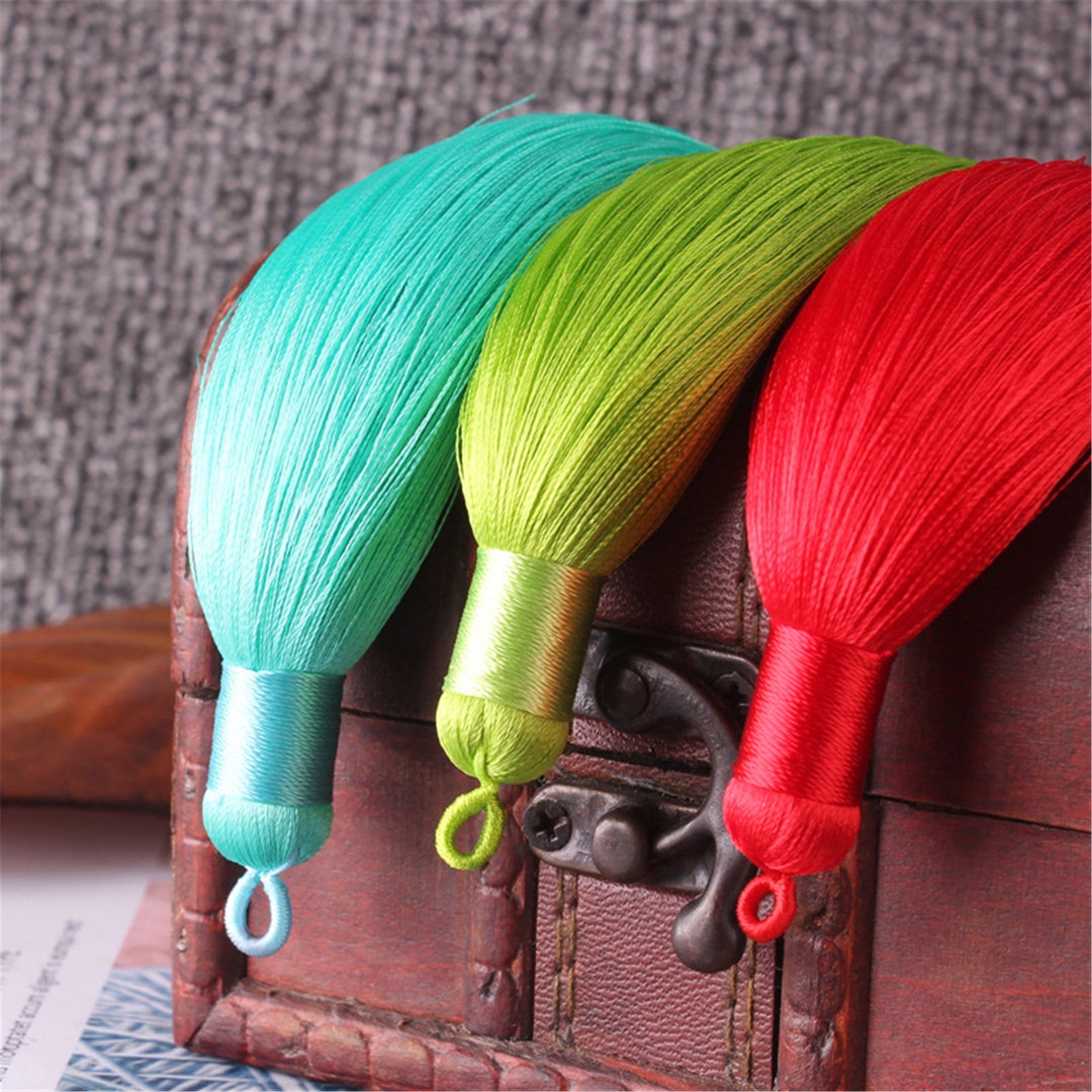 Colorful Rayon Tassel: 160mm Craft Pendant Accessory YD124 - Etsy