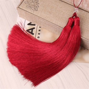 10 Color to Choose,2pcs 160mm Long Tassel Pendant  ,Tassel Craft, Tassel Accessories,High Quality Extra YD118