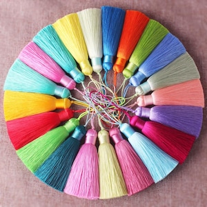 64 Color to Choose,2pcs 80mm Colorful Tassel ,Tassel Craft,Tassel Pendant  ,Tassel Accessories,High Quality YD041