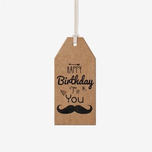 50pcs 35x70mm Kraft Paper Tags pour cadeaux, étiquetage, étiquettes de vente Kraft Paper Handmade Tag Mariages DIY PP113