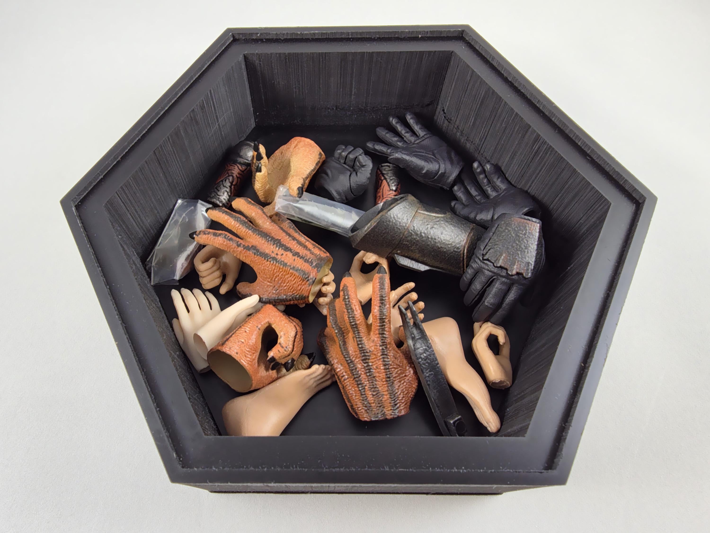 1/6 Scale Action Figure Riser: Hexagon Display Stand With Storage - Etsy