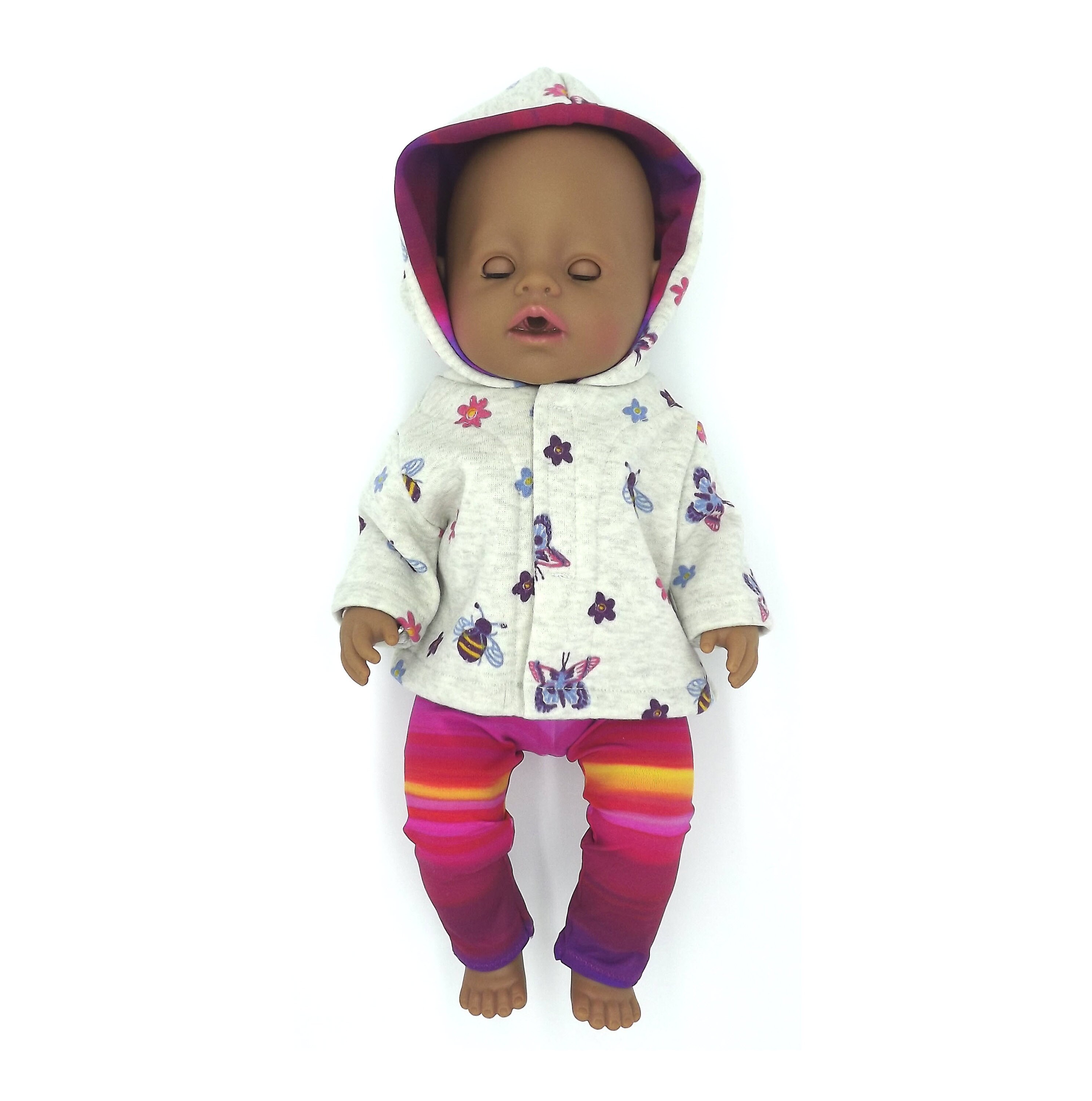 DOLLS CLOTHES PATTERN Hoodie to Fit Baby Born / Baby Born Etsy UK