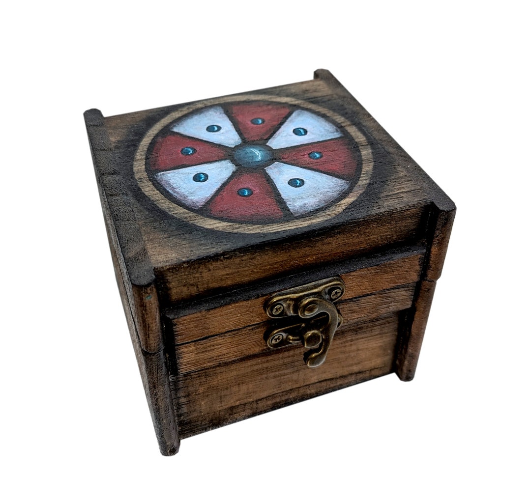 Decorative Box With Shield Design - Etsy