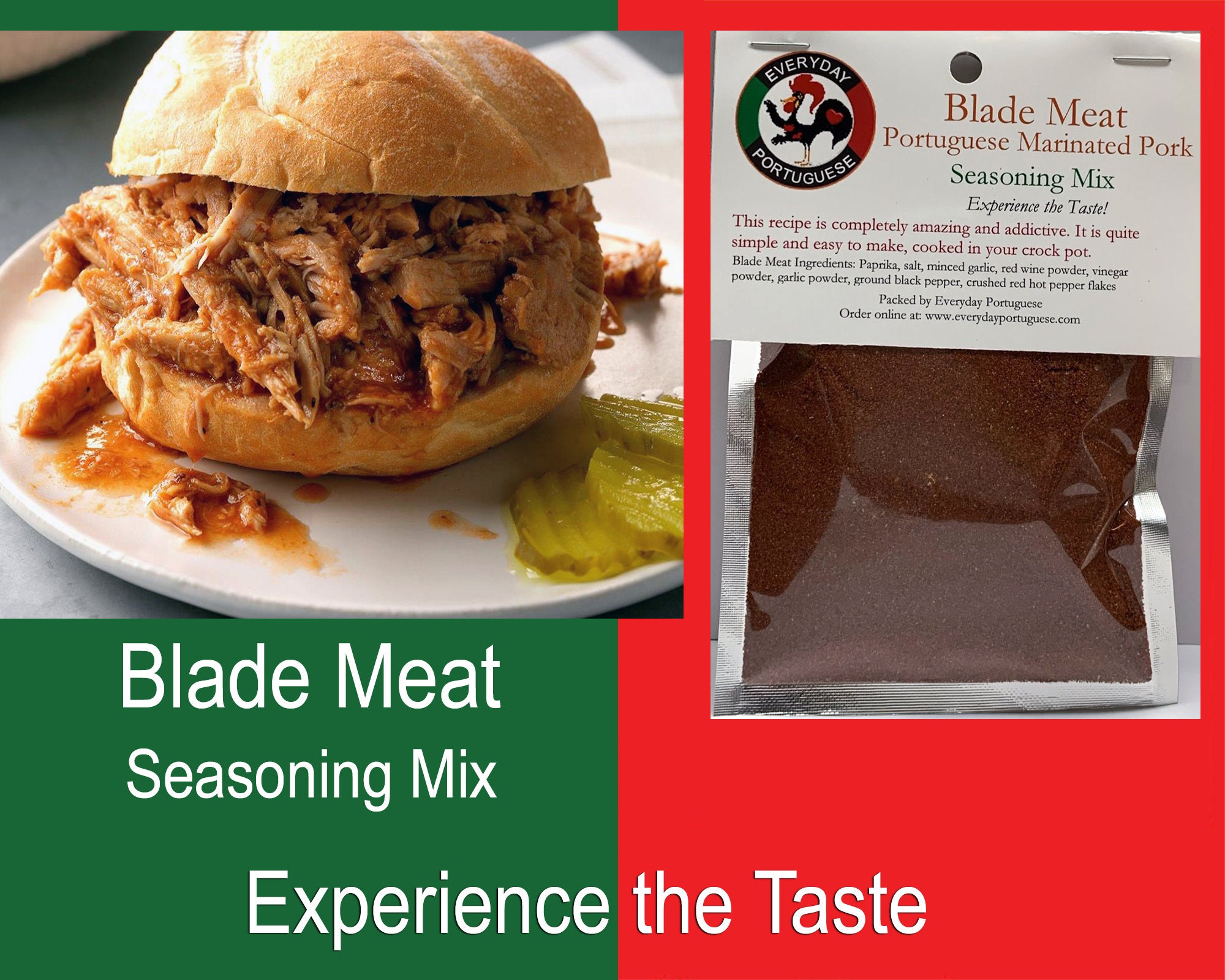 Blade Meat Portuguese Style Marinated Pork Etsy
