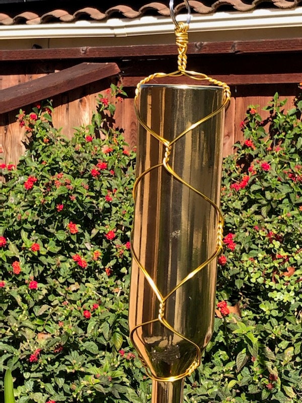 Colibrí alimentador oro alimentador de aves vidrio | Etsy