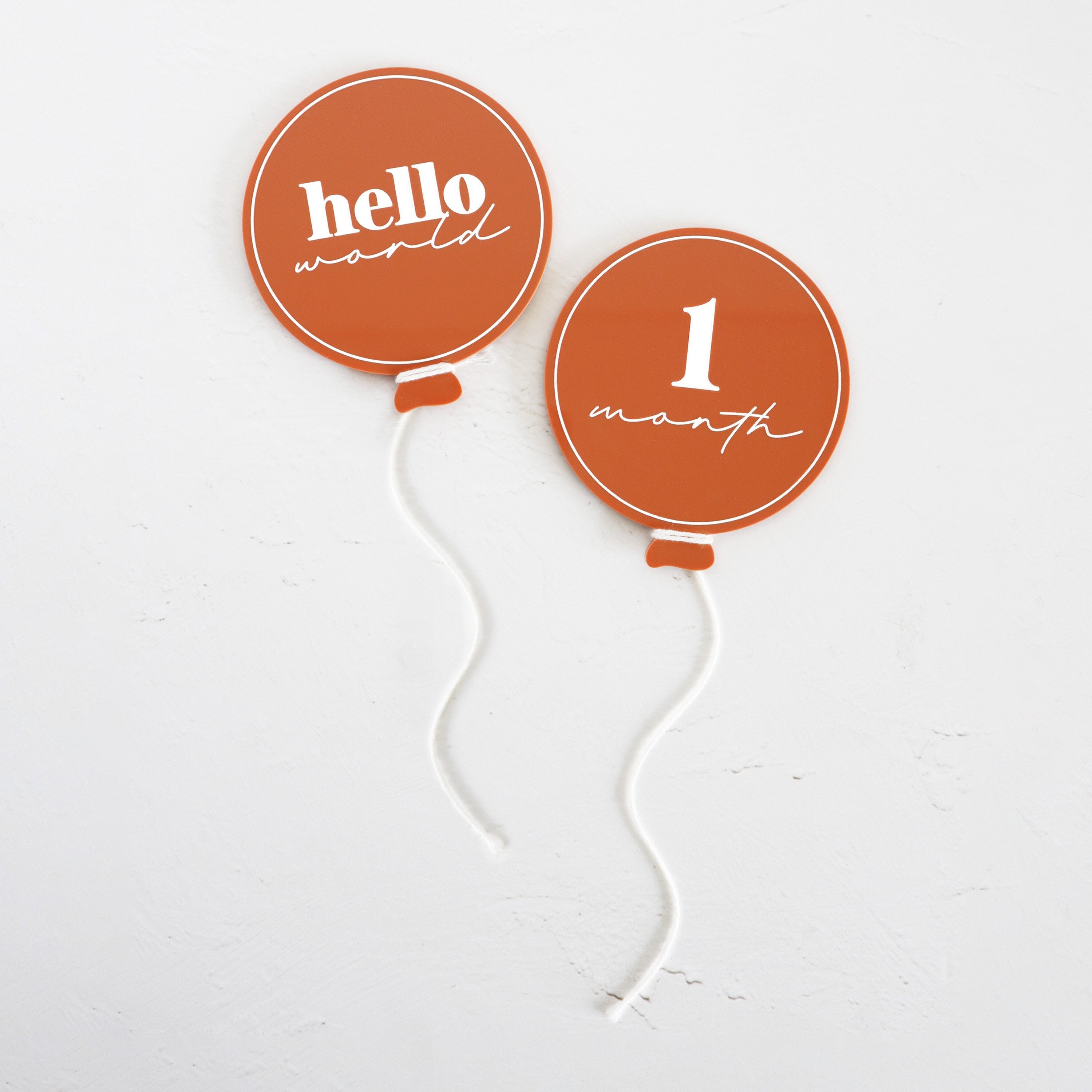 Hello World I'm Here Newborn Baby Announcement Sign – The Cotton & Canvas  Co.