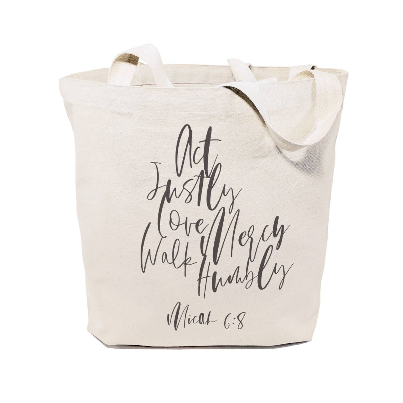 Buy Act Justly Love Mercy Walk Humbly Micah 6 8 Cotton Canvas