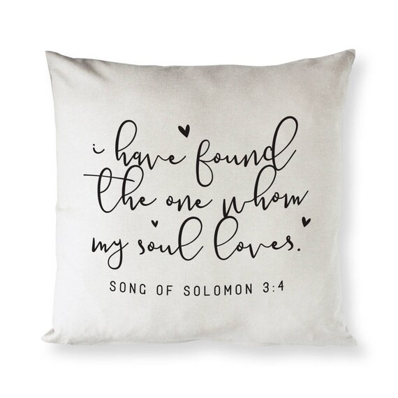 Whom My Soul Loves {Cushion Cover} Whom My Soul Loves {Cushion Cover}