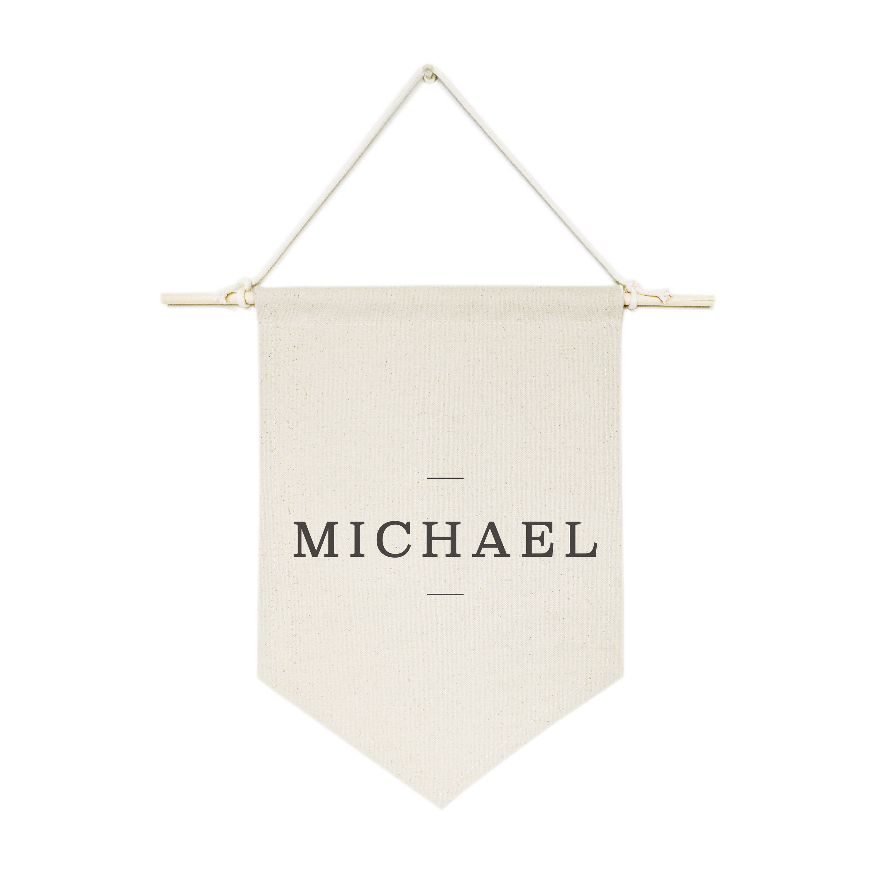 Personalized Modern Name Hanging Wall Canvas Banner and Wall Etsy