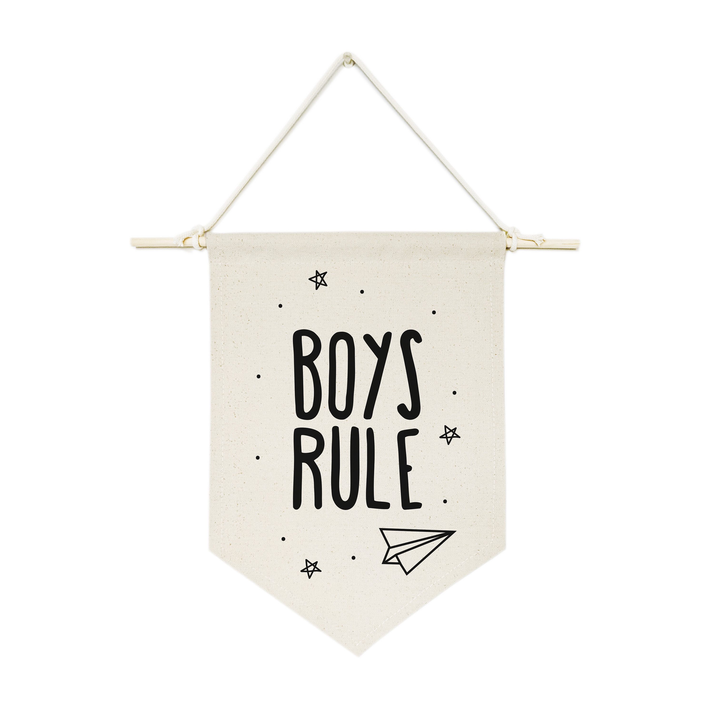 Boys Rule Hanging Wall Canvas Banner and Wall Decor for Etsy