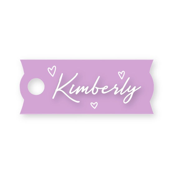 The Cotton & Canvas Co. Personalized Bow Stanley Name Tag...