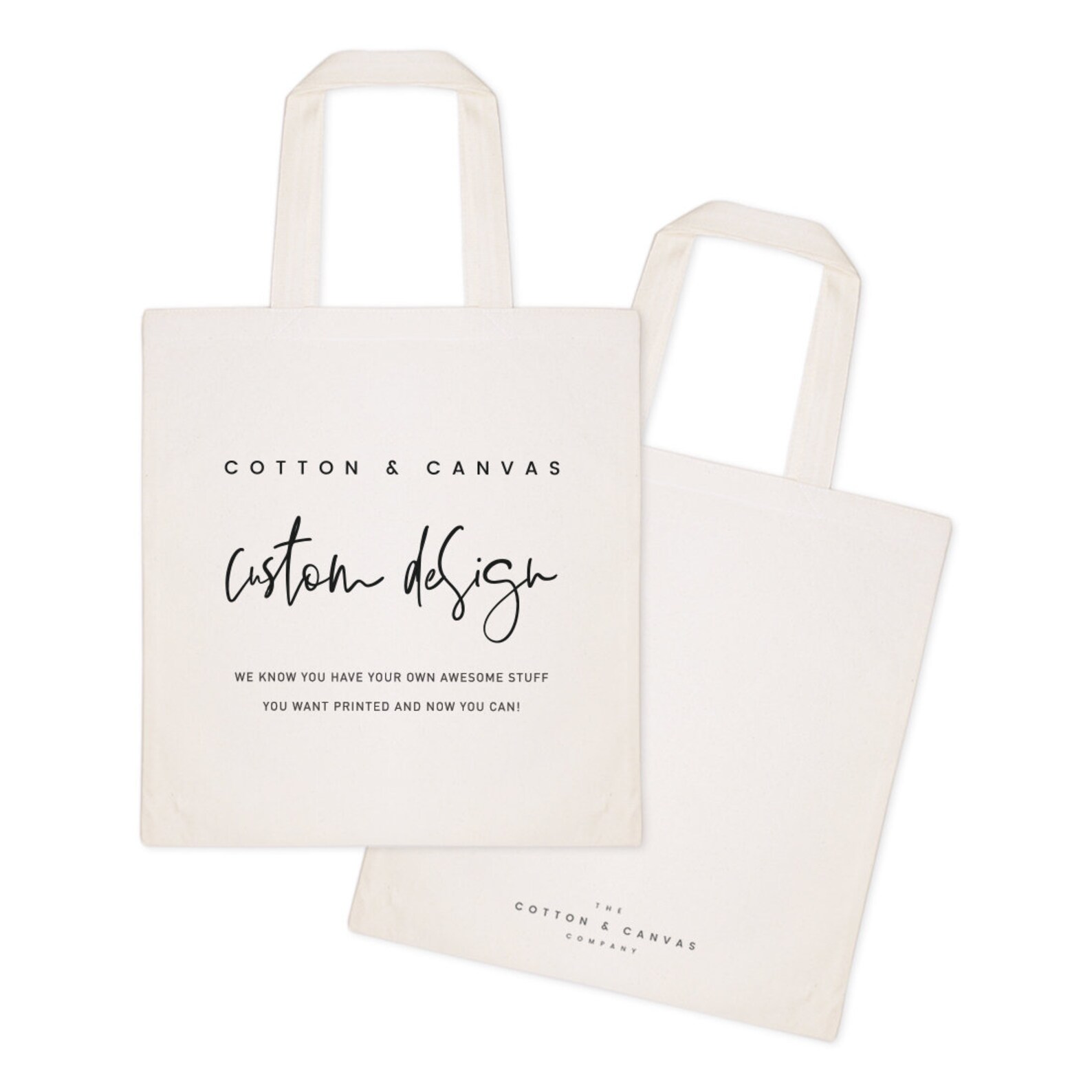 Custom Tote Bag Custom Logo Your Artwork Design Corporate Etsy