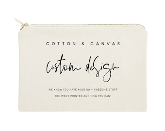 Bolsas cosméticas personalizadas, logotipo personalizado, su obra de arte, diseño, regalos corporativos, bolsa de viaje, regalo para ella, vacaciones, granel, negocios, empresa