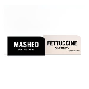 Modern Acrylic Buffet Food Name Sign, Food Table Tent Card, Food Tag, Catering Sign, Food Label, Dessert Table, Wedding Table Buffet Sign