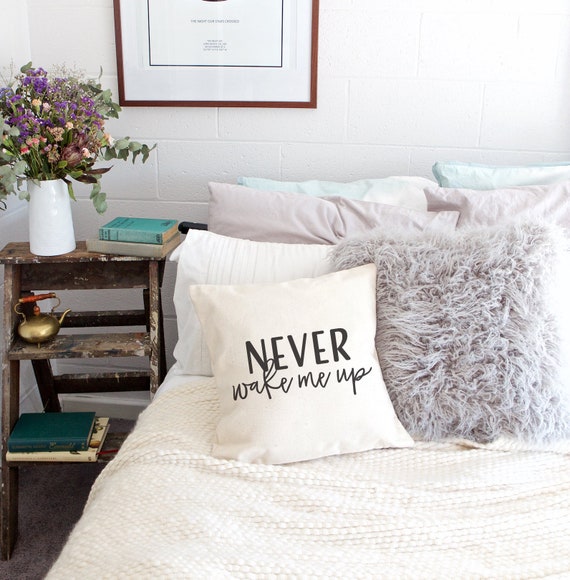 Canvas pillow case sale