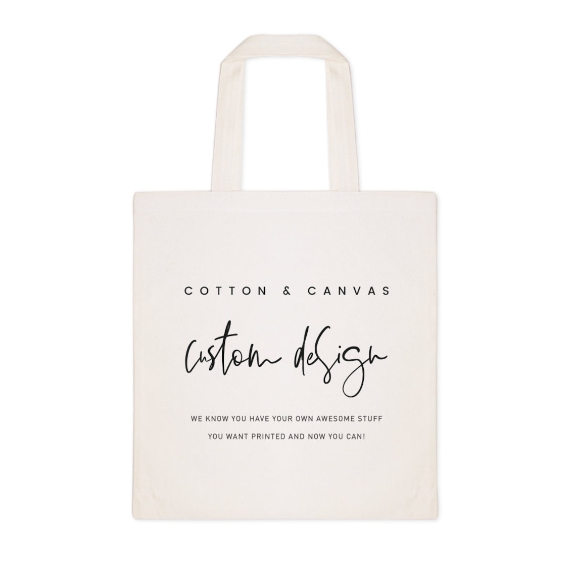 Custom Tote Bag Custom Logo Your Artwork Design Corporate Etsy
