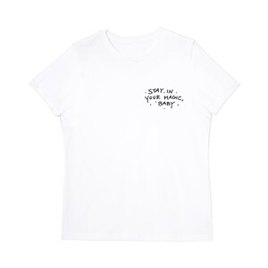 Stay in Your Magic Baby Women&#39;s Graphic Tee, 100% Cotton, Trendy, Casual Wear, Women&#39;s Tee, Christmas Gift, Mother&#39;s Day Gift, Summer Tee