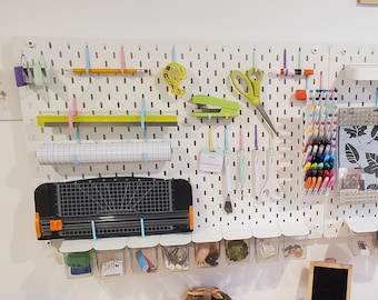 IKEA SKADIS & Pegboard Hooks and Accessories (11 Different Types) (Ikea SKADIS or 1/4&quot; Pegboard)