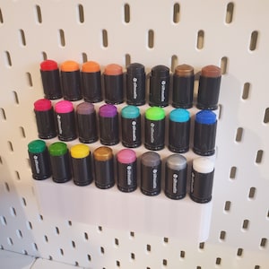 Silhouette Cameo 4 24 Marker Organizer (IKEA SKADIS, Pegboard or Desktop)