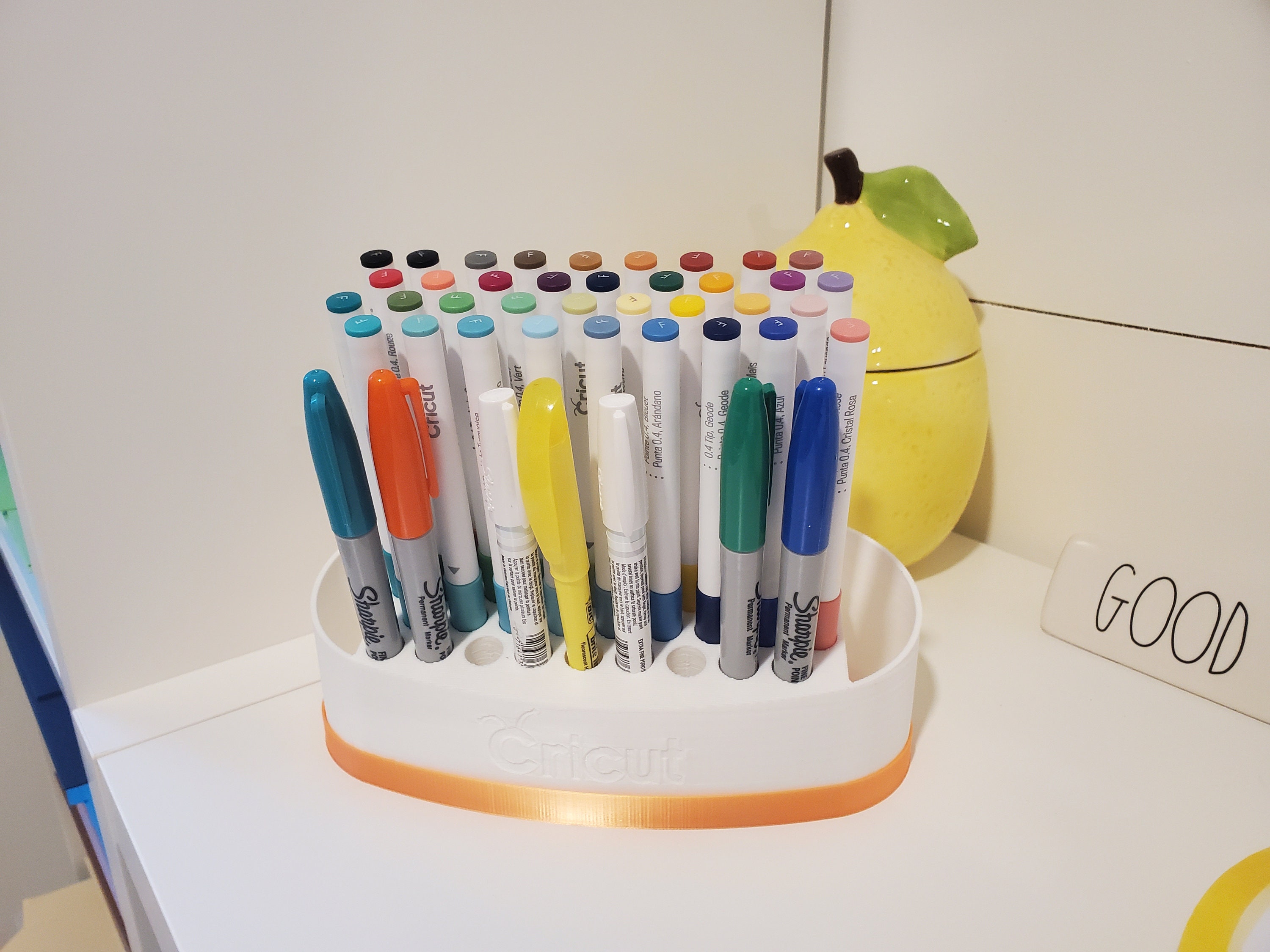 Desktop Sharpie Stand / Holder by Mr_Tantrum