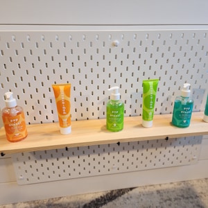 Wood Shelf Hooks for IKEA SKADIS (5 Sizes/22 Colors)