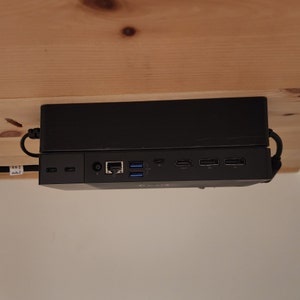 Dell Docking Station and Battery Mount for WD19 / WD19S / WD19TB / WD19TBS / WD19DCS / WD22TB4 Hidden Battery Mount