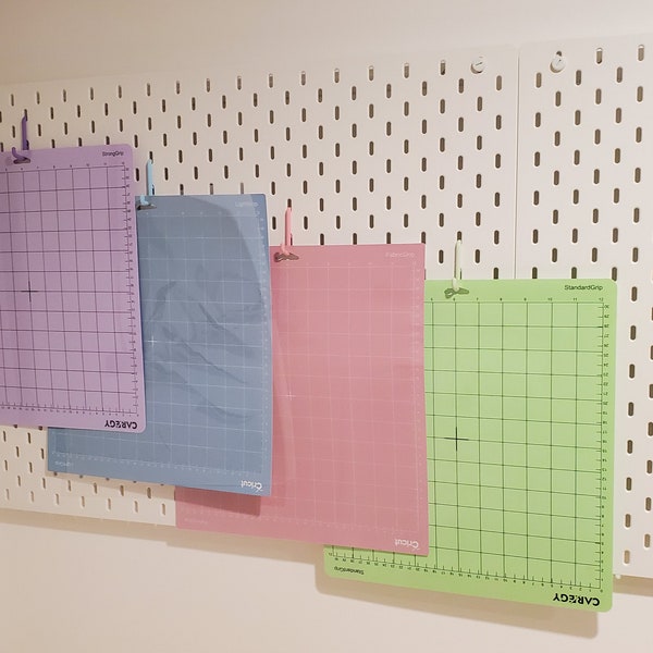 Cricut Mattenhalter für Ikea SKADIS oder Pegboard (2 oder 4Er Pack)