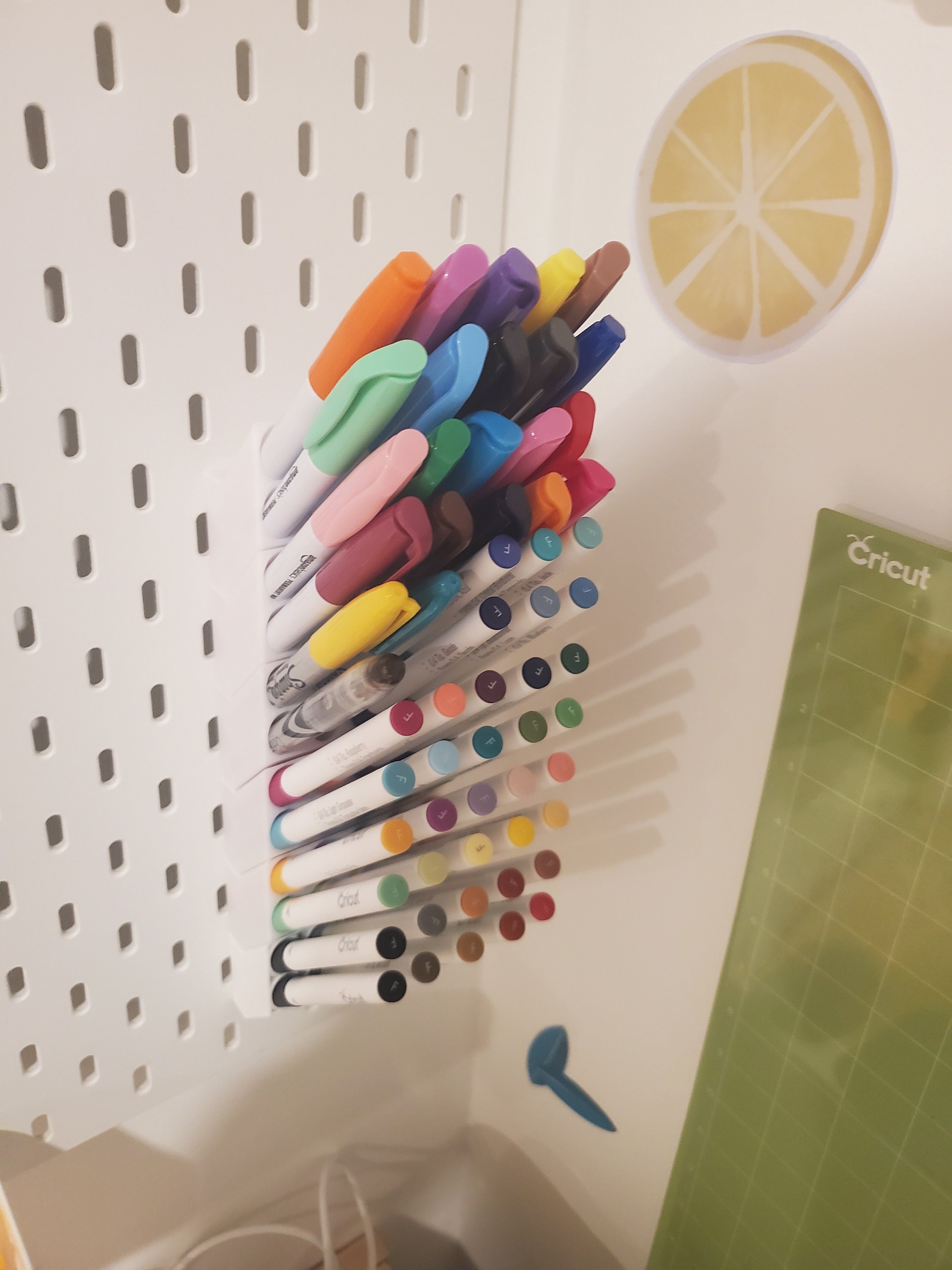 pegboard pencil holder