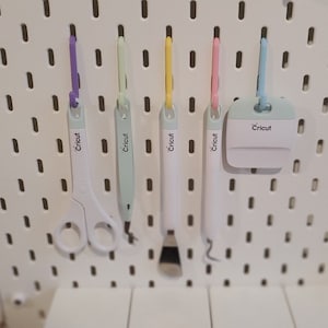 Multicolor Hooks for IKEA SKADIS or 1/4" Pegboard