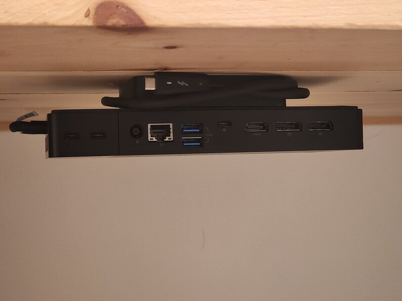 Dell Docking Station and Battery Mount for WD19 / WD19S / WD19TB / WD19TBS / WD19DCS / WD22TB4 Mini Mount Only