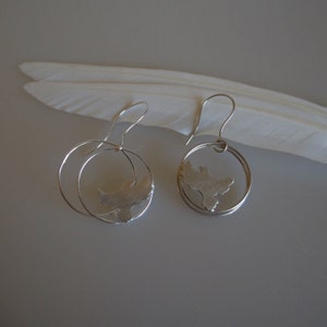 Boucles d'oreilles Colombe du Cirque