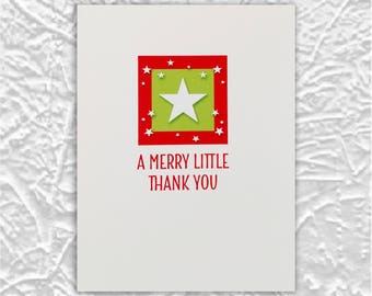 Christmas thank you | Etsy