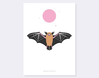 Morcego Soprano Pipistrelle A3 estampado