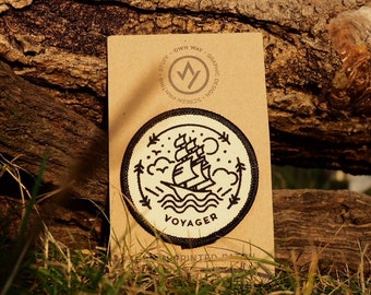 Série Adventure - Voyager - Patch de algodão orgânico