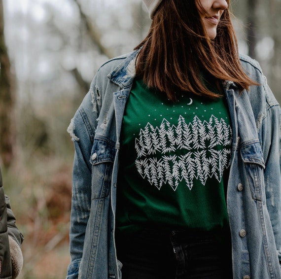The Forest and Lake - Organic Cotton tree T-shirt