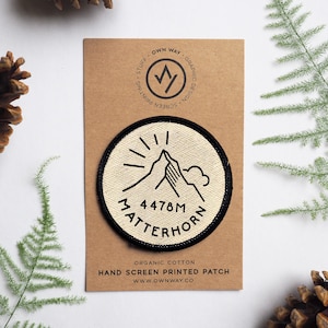 Matterhorn - Switzerland - Organic Cotton Patch