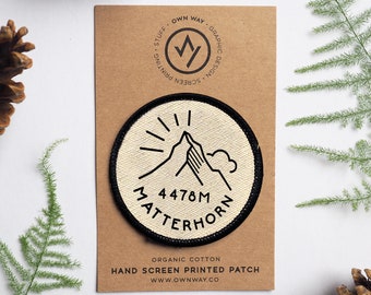 Matterhorn - Switzerland - Organic Cotton Patch