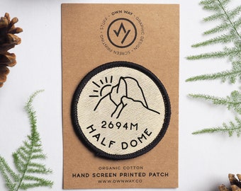 Half Dome - Yosemite - Organic Cotton Patch