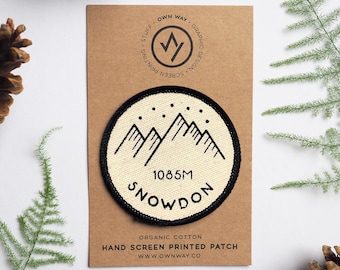 Snowdon - Picos Mais Altos - Patch de Algodão Orgânico