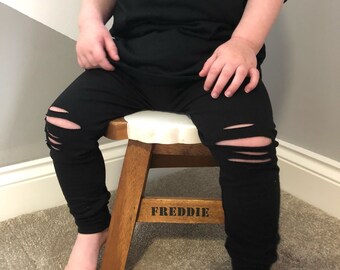baby ripped leggings