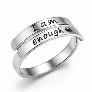 I Am Enough Sterling Silver | Self-Love Jewelry | Mental Health Gift